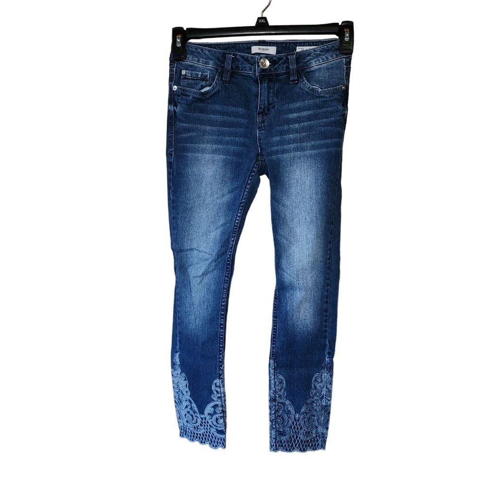 Kensie You Look Effortless Ankle Biter skinny jeans Womens size 25